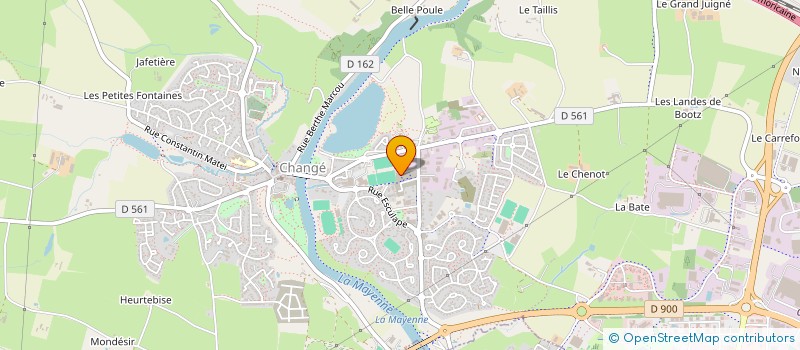 localisation de l'entreprise MADAME CHRISTELLE GASCOIN  CHANGE