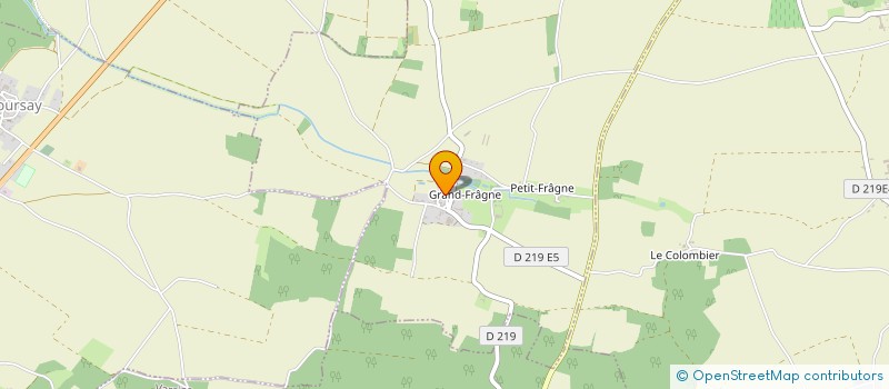 localisation de l'entreprise MADAME CHRISTELLE GAUDRY  LES EGLISES-D'ARGENTEUIL