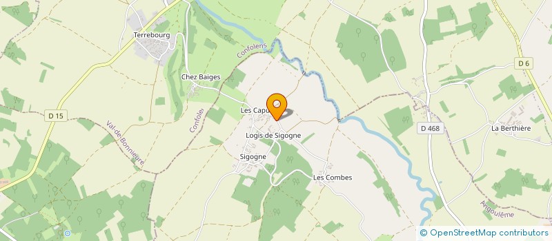 localisation de l'entreprise MADAME CHRISTELLE GAUDUCHEAU à COULGENS