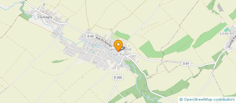 localisation de l'entreprise MADAME CHRISTELLE GAY  SAINT-AMAND-SUR-FION