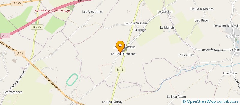 localisation de l'entreprise MADAME CHRISTELLE GEFFROY  DRUBEC