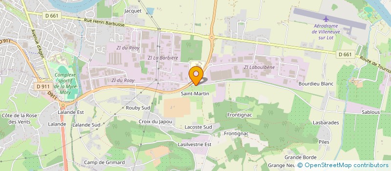 localisation de l'entreprise MADAME CHRISTELLE GENDRE  VILLENEUVE-SUR-LOT