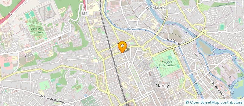 localisation de l'entreprise MADAME CHRISTELLE GEOFFROY  NANCY