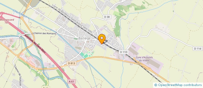 localisation de l'entreprise MADAME CHRISTELLE GEORGIADIS  BAZIEGE