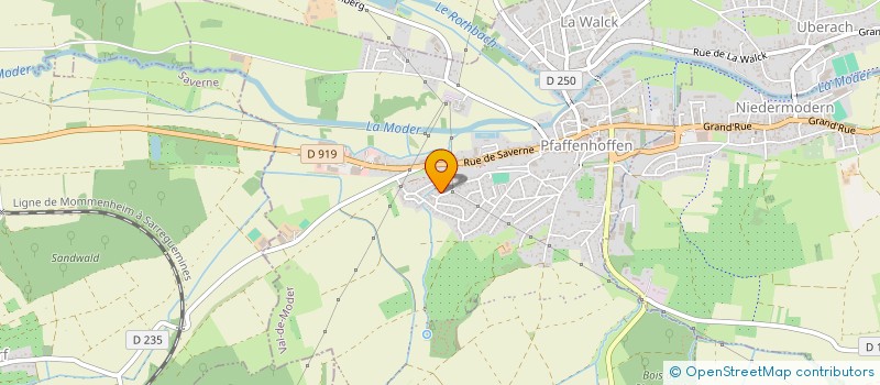 localisation de l'entreprise MADAME CHRISTELLE GERLING  NIEDERMODERN