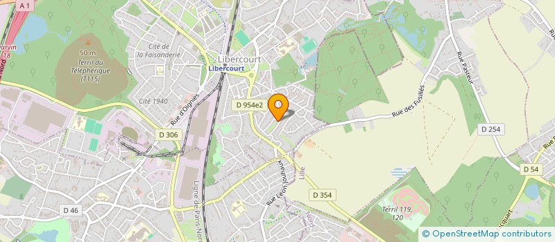 localisation de l'entreprise MADAME CHRISTELLE GERVAIS  LIBERCOURT