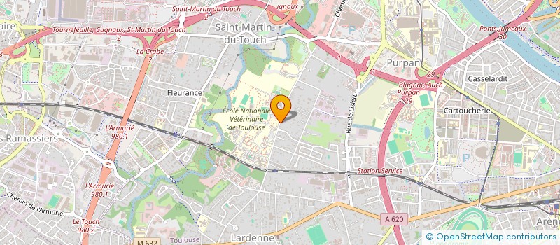 localisation de l'entreprise MADAME CHRISTELLE GILBIN à TOULOUSE