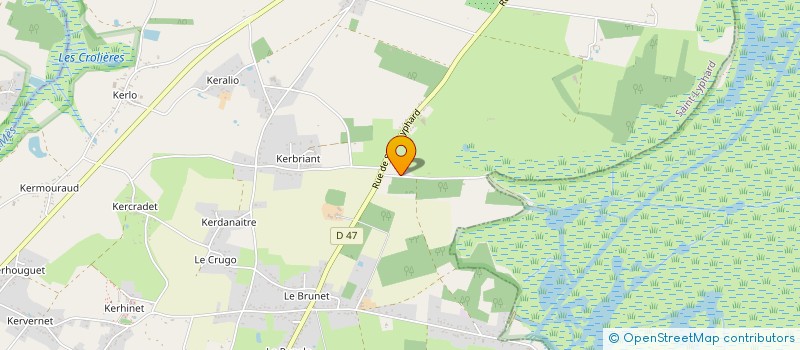 localisation de l'entreprise MADAME CHRISTELLE GILLET  SAINT-LYPHARD