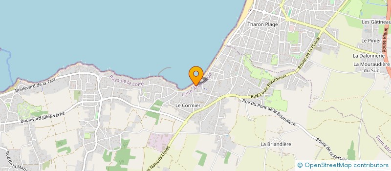 localisation de l'entreprise MADAME CHRISTELLE GILLI à LA PLAINE-SUR-MER
