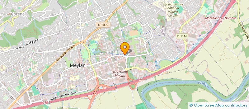 localisation de l'entreprise MADAME CHRISTELLE GIRAUD  MEYLAN