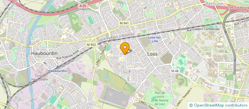 localisation de l'entreprise MADAME CHRISTELLE GLORIEUX  LOOS