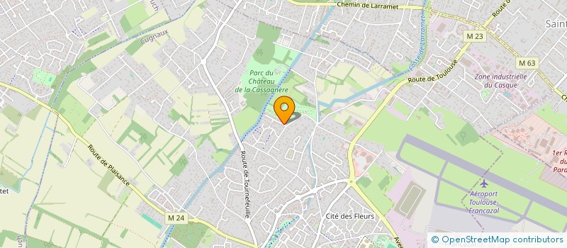 localisation de l'entreprise MADAME CHRISTELLE GOASAMPIS  CUGNAUX