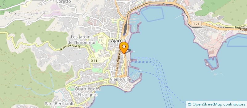localisation de l'entreprise MADAME CHRISTELLE GODANI à AJACCIO