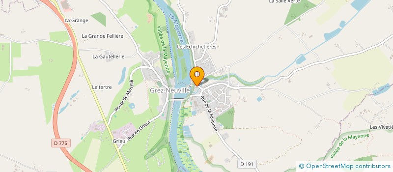 localisation de l'entreprise MADAME CHRISTELLE GODARD  GREZ-NEUVILLE