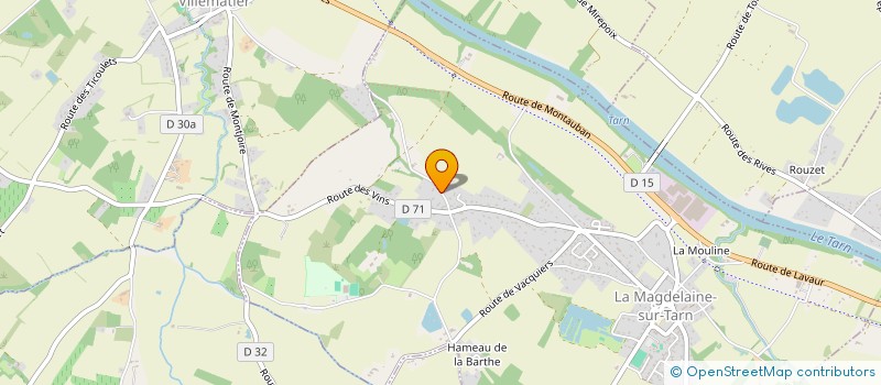 localisation de l'entreprise MADAME CHRISTELLE GOMEZ MONTERO  LA MAGDELAINE-SUR-TARN