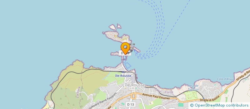localisation de l'entreprise MADAME CHRISTELLE GONIN à L'ILE ROUSSE