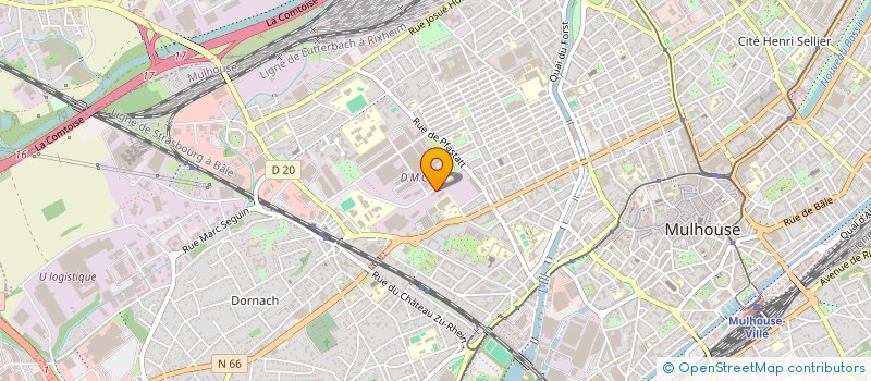 localisation de l'entreprise MADAME CHRISTELLE GONSALVES  MULHOUSE