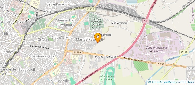 localisation de l'entreprise MADAME CHRISTELLE GONZALEZ  NIMES