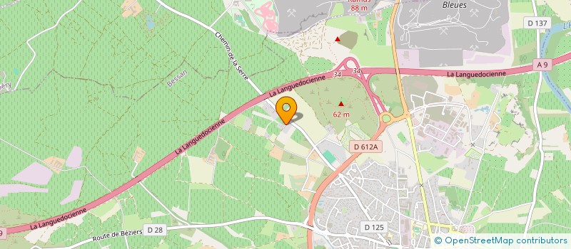 localisation de l'entreprise MADAME CHRISTELLE GONZALEZ  BESSAN