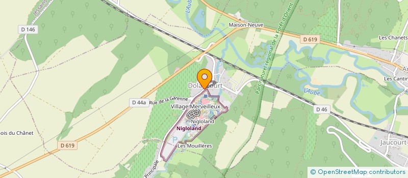 localisation de l'entreprise MADAME CHRISTELLE GOSSUIN  DOLANCOURT