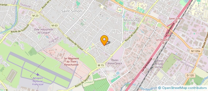 localisation de l'entreprise MADAME CHRISTELLE GOUAZE à TOULOUSE