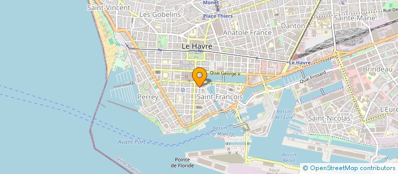 localisation de l'entreprise MADAME CHRISTELLE GOUPIL  LE HAVRE