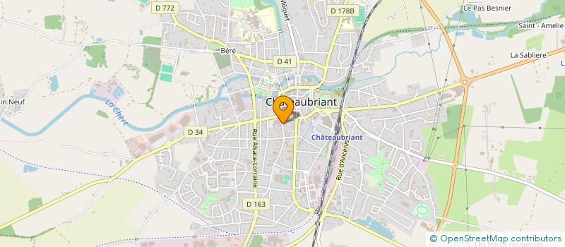 localisation de l'entreprise MADAME CHRISTELLE GOUPIL  CHATEAUBRIANT