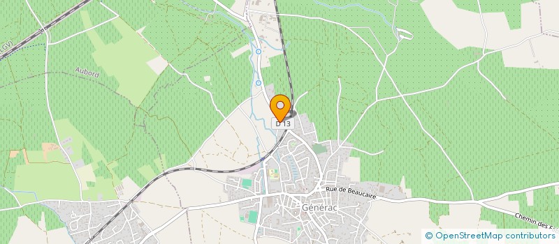 localisation de l'entreprise MADAME CHRISTELLE GRASSELLI  GENERAC