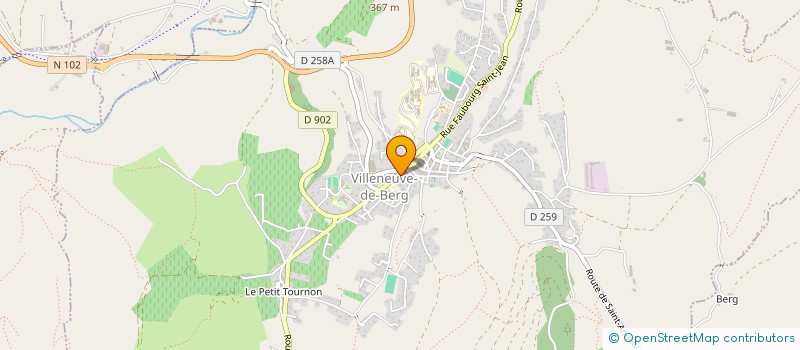 localisation de l'entreprise MADAME CHRISTELLE GREGOIRE  VILLENEUVE-DE-BERG