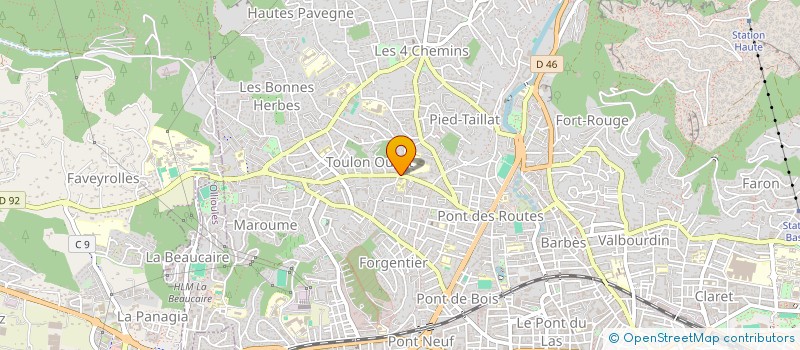 localisation de l'entreprise MADAME CHRISTELLE GRISONI à TOULON