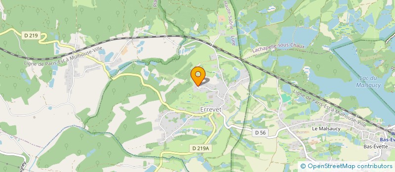 localisation de l'entreprise MADAME CHRISTELLE GRISOT  ERREVET