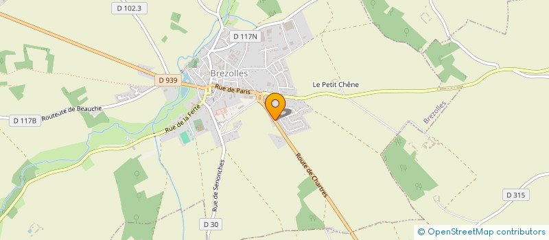 localisation de l'entreprise MADAME CHRISTELLE GROLLIER à SENONCHES