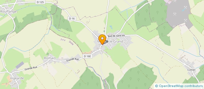 localisation de l'entreprise MADAME CHRISTELLE GROS  MERCEY-LE-GRAND