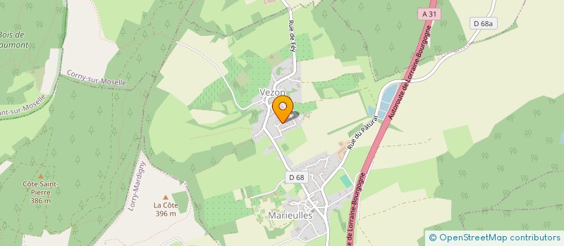 localisation de l'entreprise MADAME CHRISTELLE GROSCLAUDE  MARIEULLES