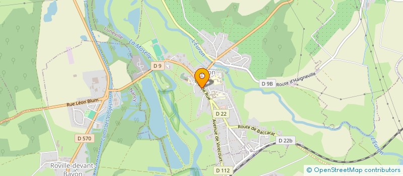 localisation de l'entreprise MADAME CHRISTELLE GROSJEAN  ROZELIEURES