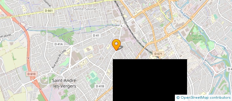 localisation de l'entreprise MADAME CHRISTELLE GUERIN  SAINT-ANDRE-LES-VERGERS