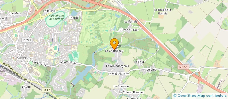 localisation de l'entreprise MADAME CHRISTELLE GUERIN  SAVENAY