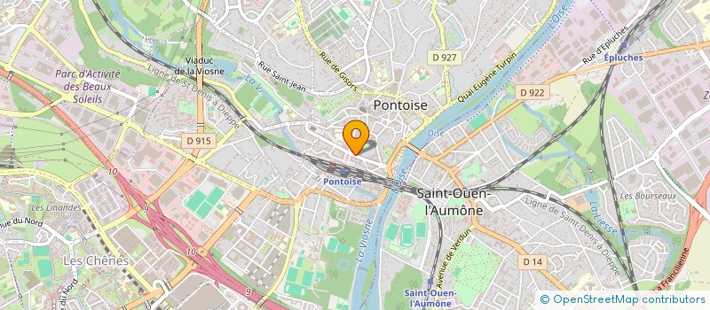 localisation de l'entreprise MADAME CHRISTELLE GUERRIER à PONTOISE