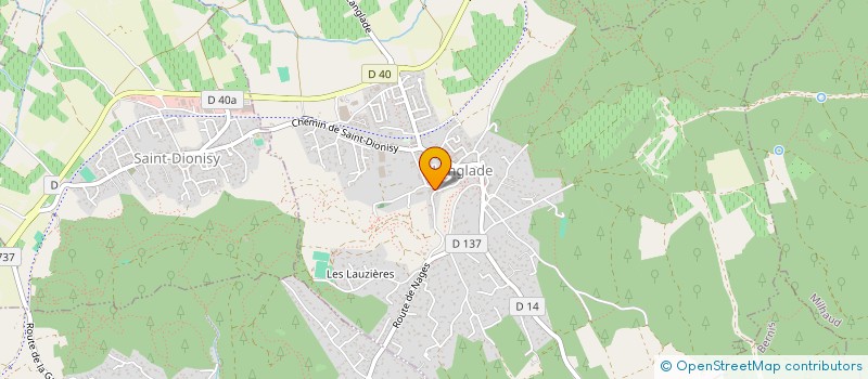 localisation de l'entreprise MADAME CHRISTELLE GUERRINI  LANGLADE