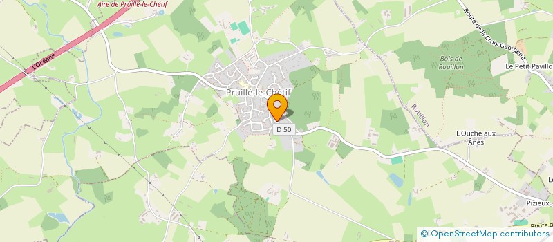 localisation de l'entreprise MADAME CHRISTELLE GUESNERIE  PRUILLE-LE-CHETIF