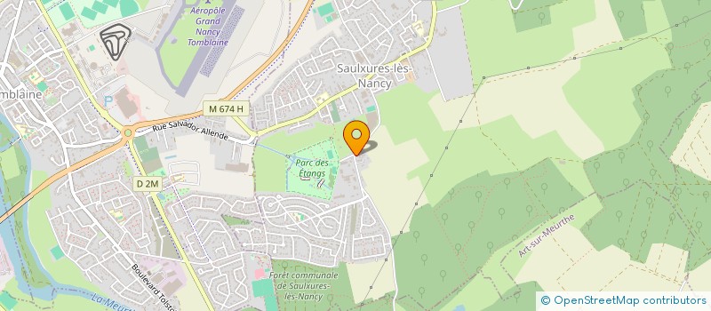localisation de l'entreprise MADAME CHRISTELLE GUICHET  SAULXURES-LES-NANCY