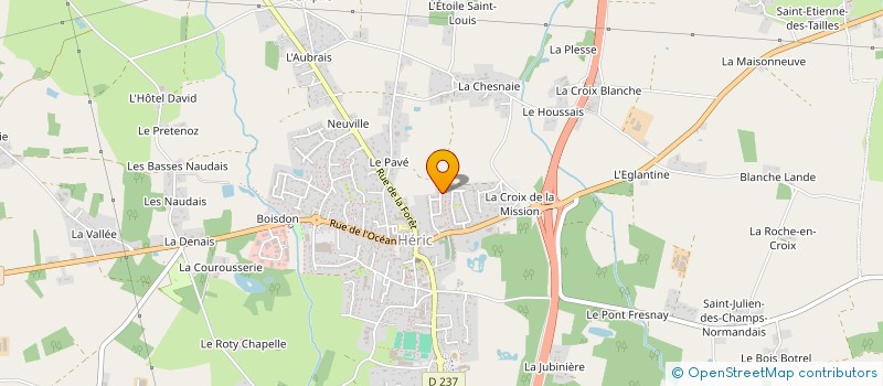 localisation de l'entreprise MADAME CHRISTELLE GUILLEMARD à HERIC