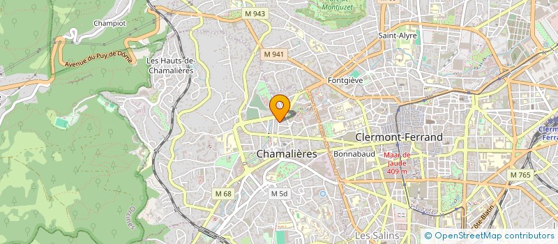 localisation de l'entreprise MADAME CHRISTELLE GUILLET à CHAMALIERES