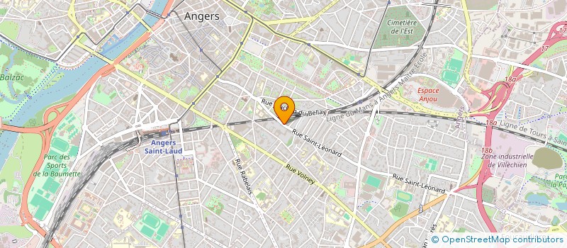 localisation de l'entreprise MADAME CHRISTELLE GUILLON à ANGERS