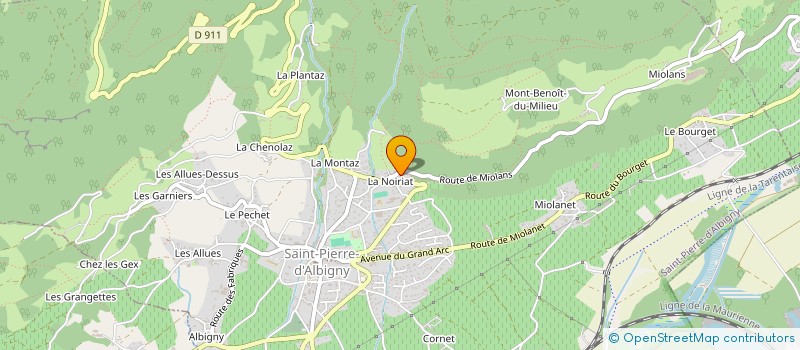 localisation de l'entreprise MADAME CHRISTELLE GUILLOTEAU  SAINT-PIERRE-D'ALBIGNY