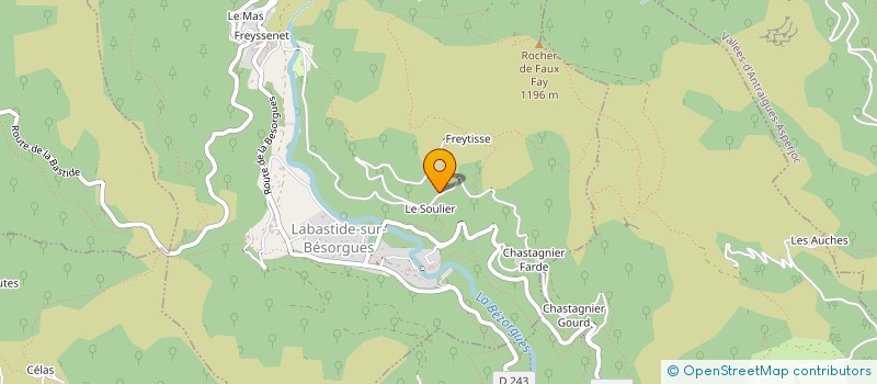 localisation de l'entreprise MADAME CHRISTELLE GUIOT  LABASTIDE-SUR-BESORGUES