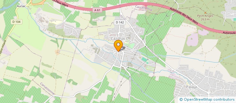 localisation de l'entreprise MADAME CHRISTELLE GUIRAUD  CAZILHAC