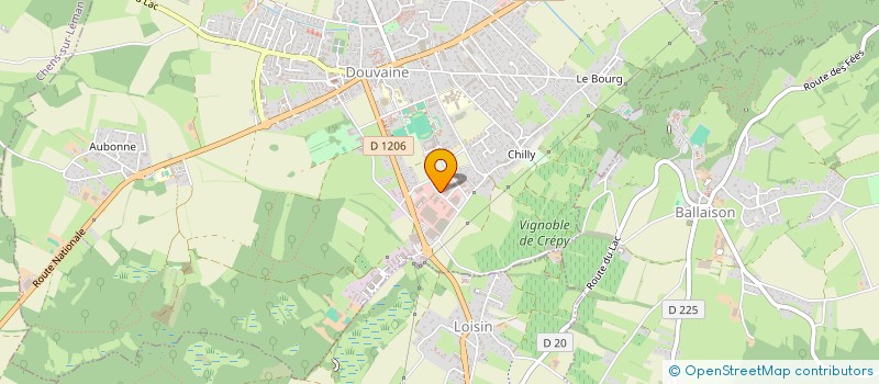 localisation de l'entreprise MADAME CHRISTELLE GUYARD  DOUVAINE