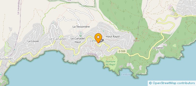 localisation de l'entreprise MADAME CHRISTELLE GUYLAINE CHAPPA à RAYOL-CANADEL-SUR-MER