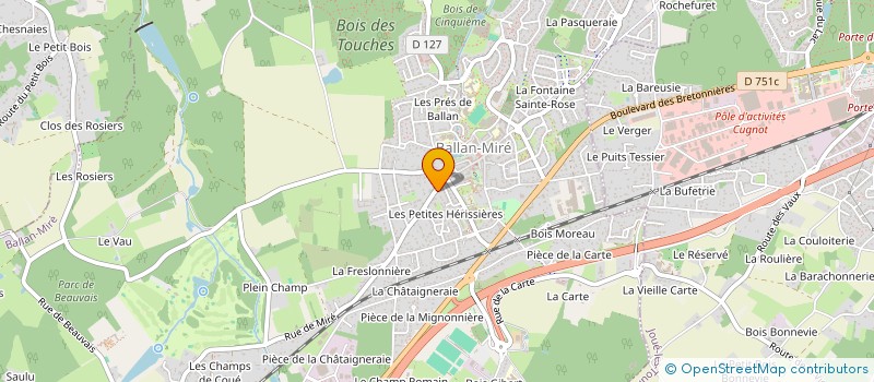 localisation de l'entreprise MADAME CHRISTELLE HACQUES à BALLAN-MIRE